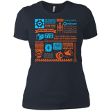 T-Shirts Indigo / X-Small Portal Quotes Women's Premium T-Shirt
