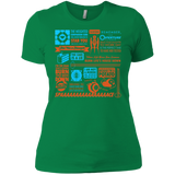 T-Shirts Kelly Green / X-Small Portal Quotes Women's Premium T-Shirt
