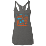 T-Shirts Premium Heather / X-Small Portal Quotes Women's Triblend Racerback Tank