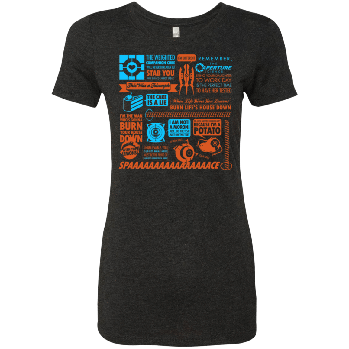 T-Shirts Vintage Black / Small Portal Quotes Women's Triblend T-Shirt