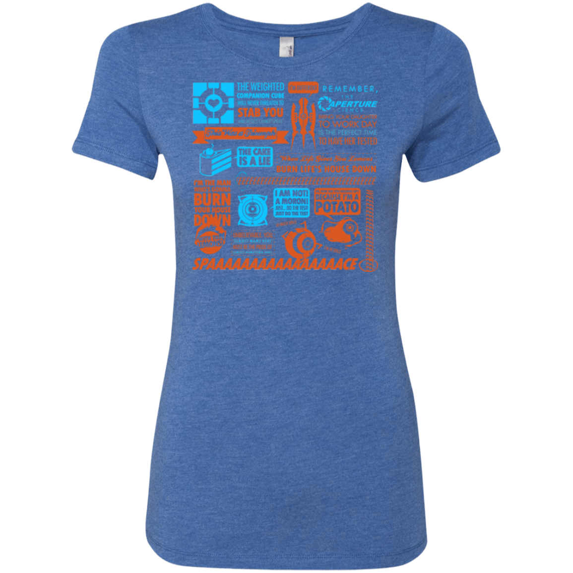 T-Shirts Vintage Royal / Small Portal Quotes Women's Triblend T-Shirt