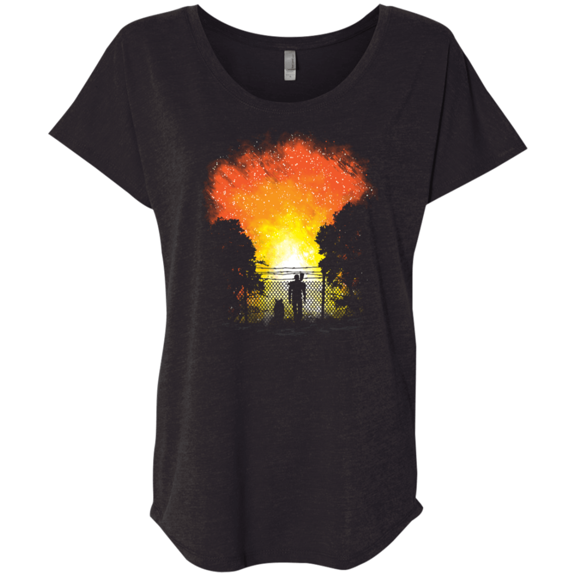 T-Shirts Vintage Black / X-Small Post Apocalypse Triblend Dolman Sleeve