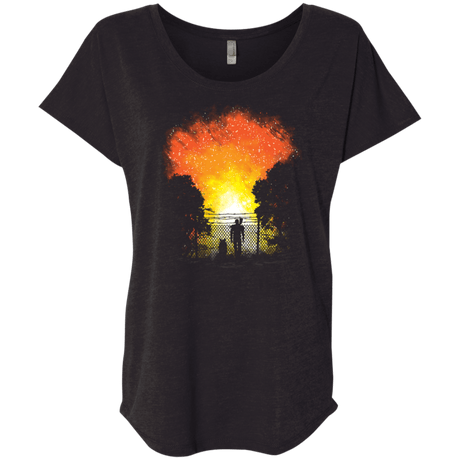 T-Shirts Vintage Black / X-Small Post Apocalypse Triblend Dolman Sleeve