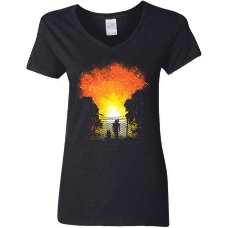 T-Shirts Black / S Post Apocalypse Women's V-Neck T-Shirt