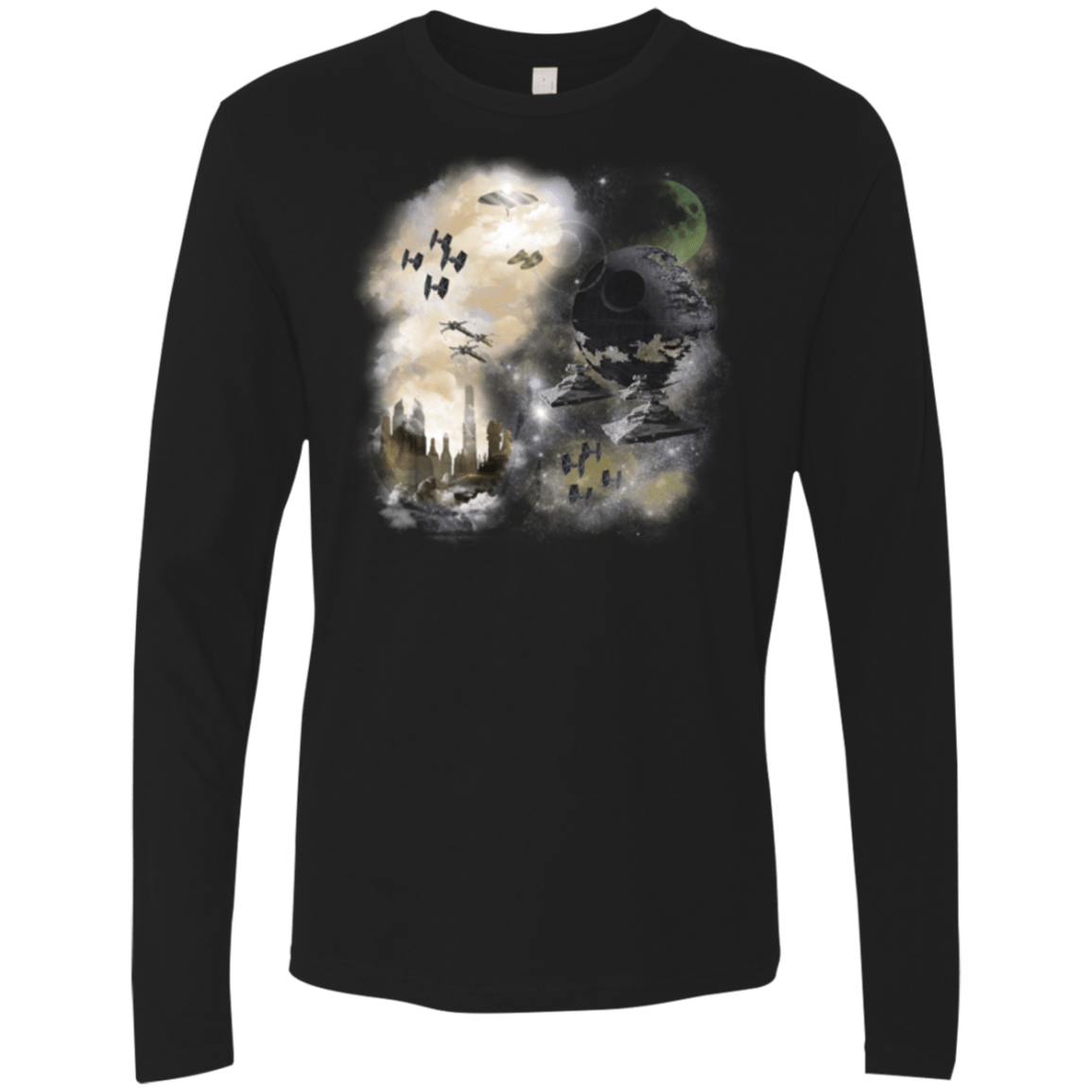 T-Shirts Black / Small Postcards from The Empire Men's Premium Long Sleeve