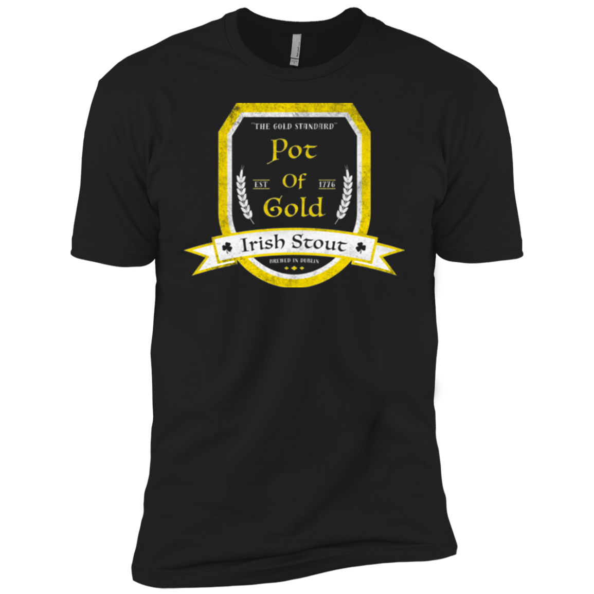T-Shirts Black / YXS Pot of Gold Irish Stout Boys Premium T-Shirt