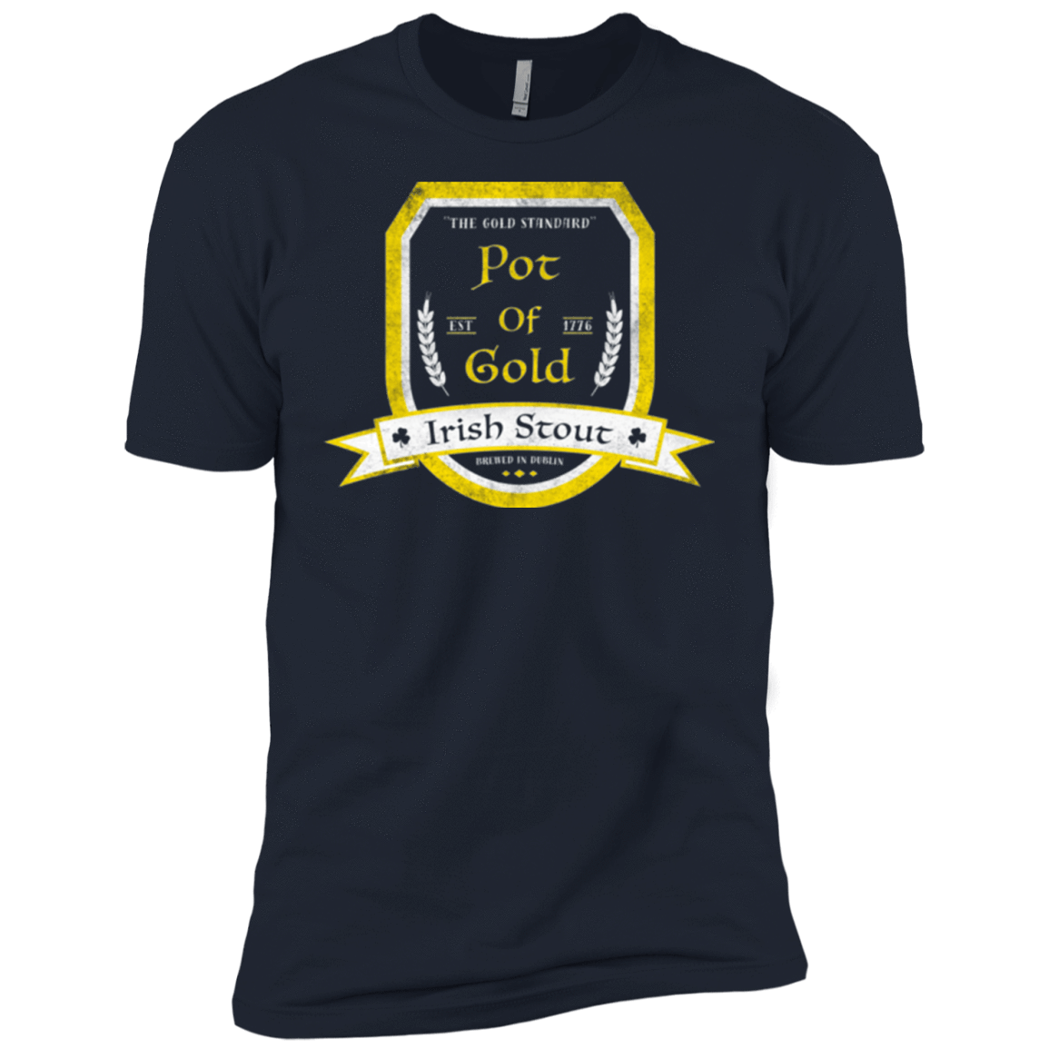 T-Shirts Midnight Navy / YXS Pot of Gold Irish Stout Boys Premium T-Shirt