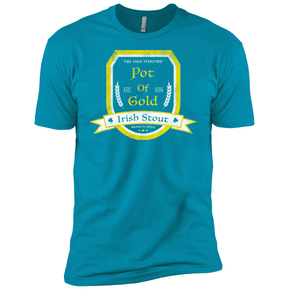 T-Shirts Turquoise / YXS Pot of Gold Irish Stout Boys Premium T-Shirt