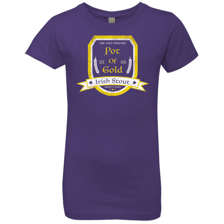 T-Shirts Purple Rush / YXS Pot of Gold Irish Stout Girls Premium T-Shirt