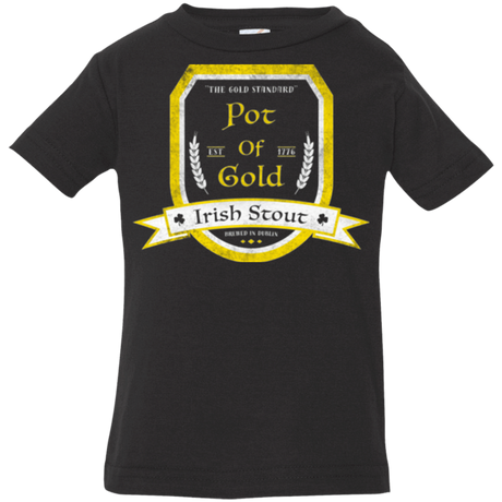 T-Shirts Black / 6 Months Pot of Gold Irish Stout Infant Premium T-Shirt