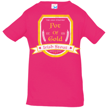 T-Shirts Hot Pink / 6 Months Pot of Gold Irish Stout Infant Premium T-Shirt