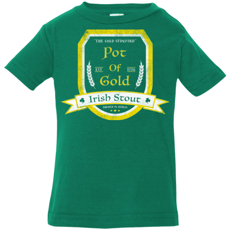 T-Shirts Kelly / 6 Months Pot of Gold Irish Stout Infant Premium T-Shirt