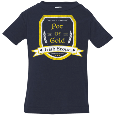 T-Shirts Navy / 6 Months Pot of Gold Irish Stout Infant Premium T-Shirt