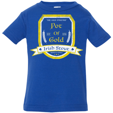 T-Shirts Royal / 6 Months Pot of Gold Irish Stout Infant Premium T-Shirt