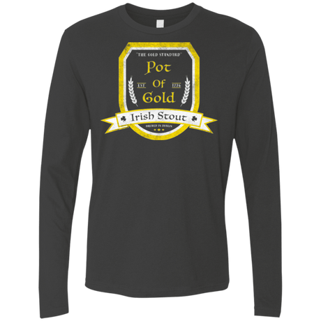 T-Shirts Heavy Metal / Small Pot of Gold Irish Stout Men's Premium Long Sleeve