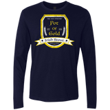 T-Shirts Midnight Navy / Small Pot of Gold Irish Stout Men's Premium Long Sleeve