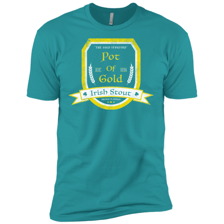 T-Shirts Tahiti Blue / X-Small Pot of Gold Irish Stout Men's Premium T-Shirt