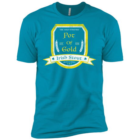 T-Shirts Turquoise / X-Small Pot of Gold Irish Stout Men's Premium T-Shirt