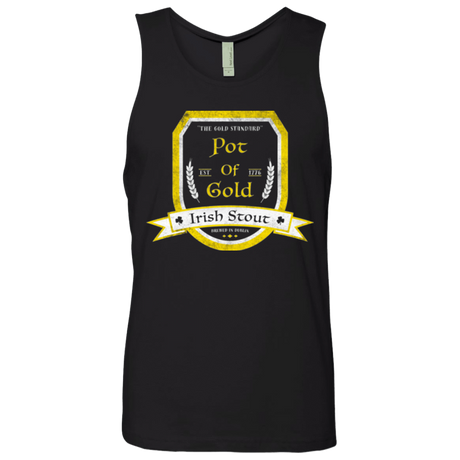 T-Shirts Black / Small Pot of Gold Irish Stout Men's Premium Tank Top