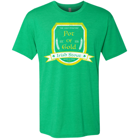 T-Shirts Envy / Small Pot of Gold Irish Stout Men's Triblend T-Shirt