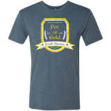 T-Shirts Indigo / Small Pot of Gold Irish Stout Men's Triblend T-Shirt