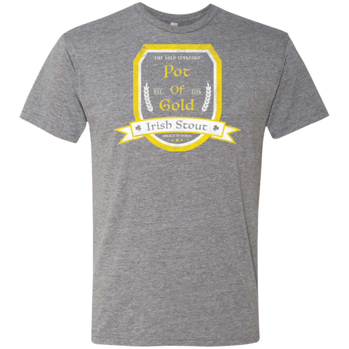 T-Shirts Premium Heather / Small Pot of Gold Irish Stout Men's Triblend T-Shirt