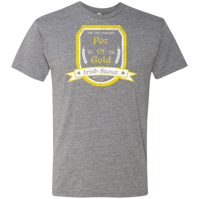 T-Shirts Premium Heather / Small Pot of Gold Irish Stout Men's Triblend T-Shirt