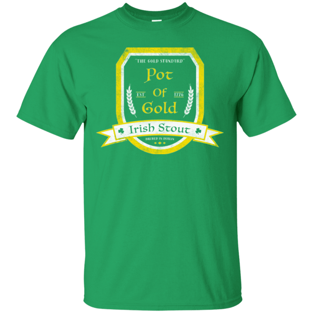 T-Shirts Irish Green / Small Pot of Gold Irish Stout T-Shirt