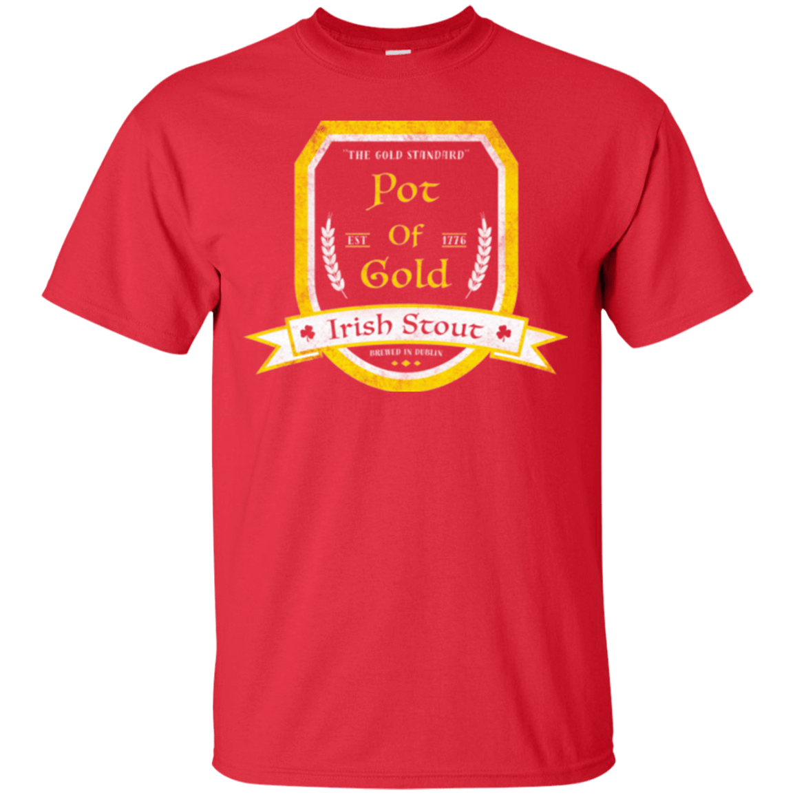 T-Shirts Red / Small Pot of Gold Irish Stout T-Shirt