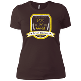 T-Shirts Dark Chocolate / X-Small Pot of Gold Irish Stout Women's Premium T-Shirt