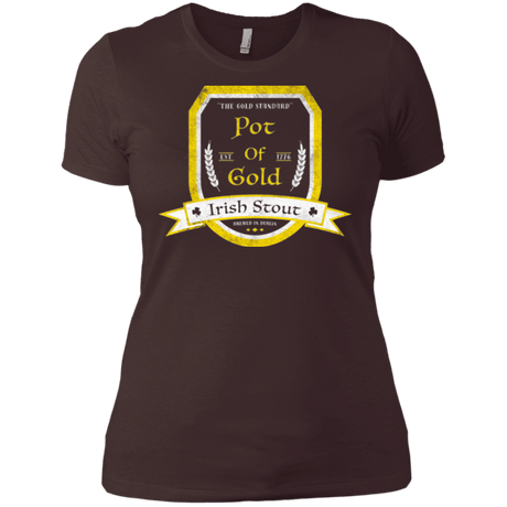 T-Shirts Dark Chocolate / X-Small Pot of Gold Irish Stout Women's Premium T-Shirt