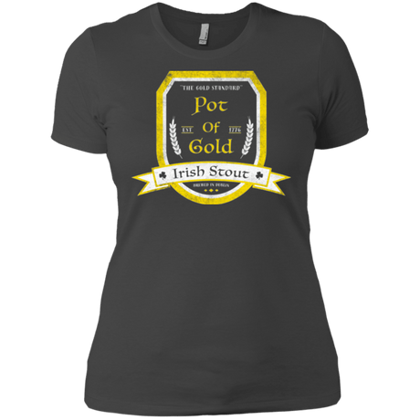 T-Shirts Heavy Metal / X-Small Pot of Gold Irish Stout Women's Premium T-Shirt