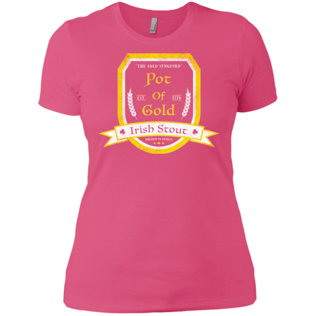 T-Shirts Hot Pink / X-Small Pot of Gold Irish Stout Women's Premium T-Shirt