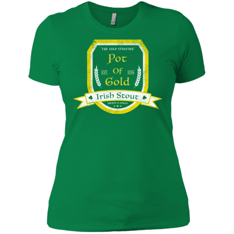 T-Shirts Kelly Green / X-Small Pot of Gold Irish Stout Women's Premium T-Shirt
