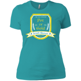 T-Shirts Tahiti Blue / X-Small Pot of Gold Irish Stout Women's Premium T-Shirt