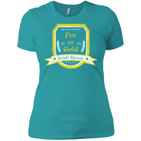 T-Shirts Tahiti Blue / X-Small Pot of Gold Irish Stout Women's Premium T-Shirt