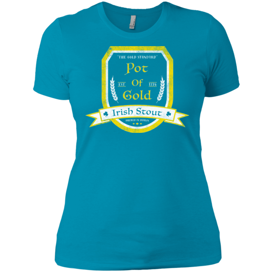 T-Shirts Turquoise / X-Small Pot of Gold Irish Stout Women's Premium T-Shirt