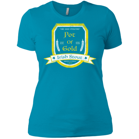 T-Shirts Turquoise / X-Small Pot of Gold Irish Stout Women's Premium T-Shirt