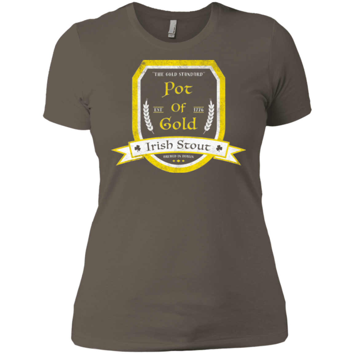 T-Shirts Warm Grey / X-Small Pot of Gold Irish Stout Women's Premium T-Shirt