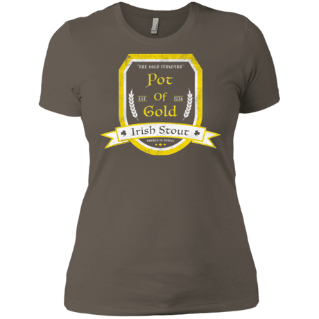 T-Shirts Warm Grey / X-Small Pot of Gold Irish Stout Women's Premium T-Shirt