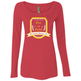 T-Shirts Vintage Red / Small Pot of Gold Irish Stout Women's Triblend Long Sleeve Shirt