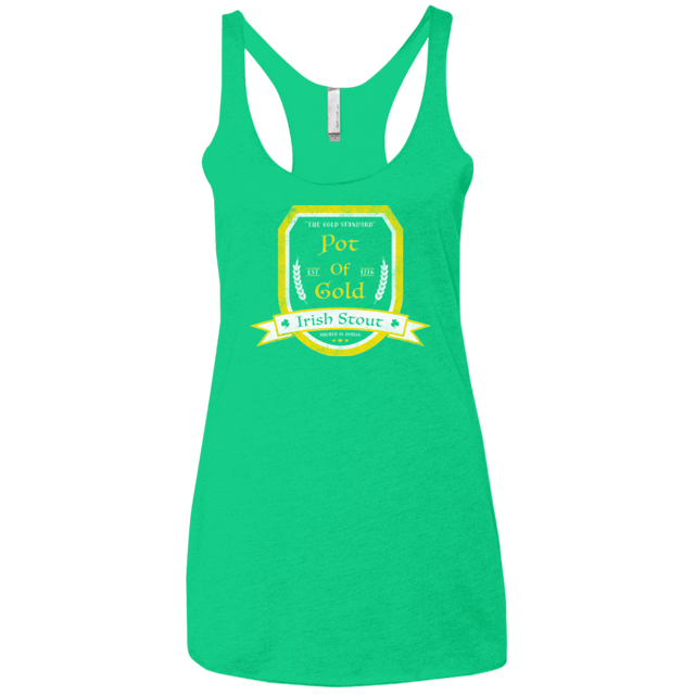 T-Shirts Envy / X-Small Pot of Gold Irish Stout Women's Triblend Racerback Tank