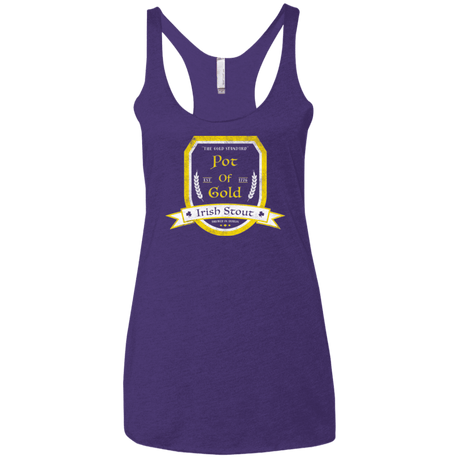 T-Shirts Purple / X-Small Pot of Gold Irish Stout Women's Triblend Racerback Tank
