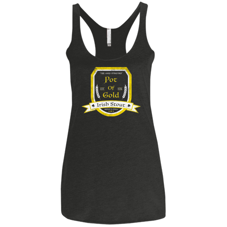T-Shirts Vintage Black / X-Small Pot of Gold Irish Stout Women's Triblend Racerback Tank