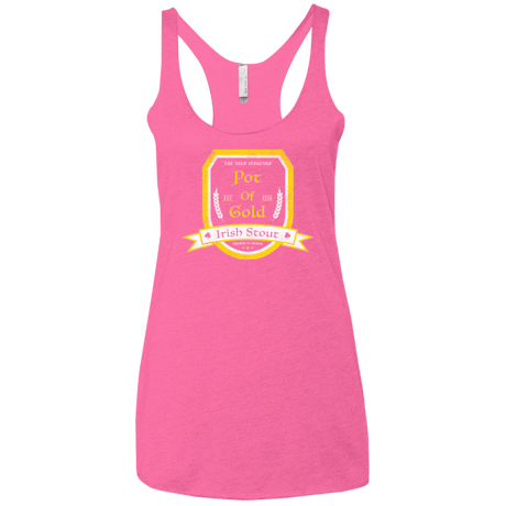 T-Shirts Vintage Pink / X-Small Pot of Gold Irish Stout Women's Triblend Racerback Tank