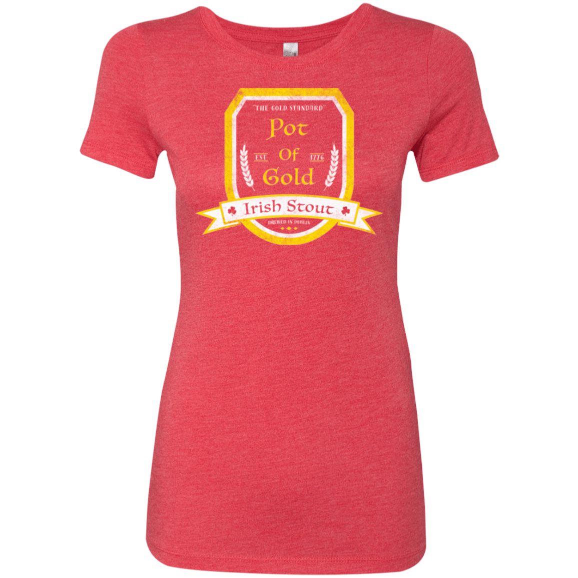 T-Shirts Vintage Red / Small Pot of Gold Irish Stout Women's Triblend T-Shirt
