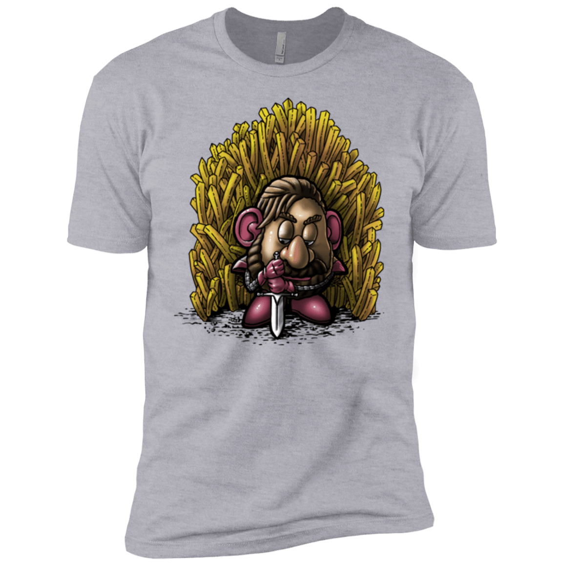T-Shirts Heather Grey / YXS Potato Boys Premium T-Shirt