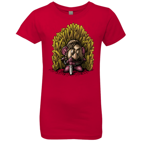 T-Shirts Red / YXS Potato Girls Premium T-Shirt