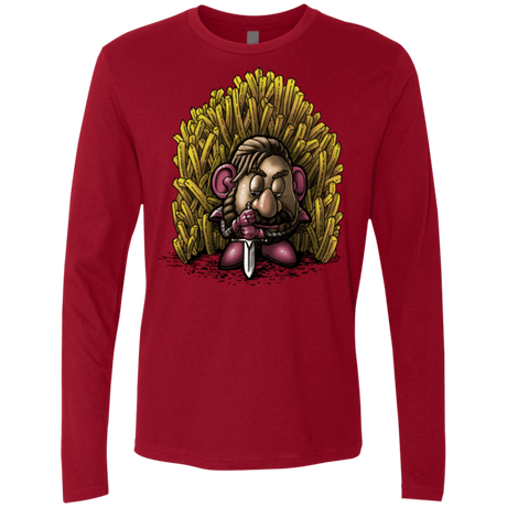 T-Shirts Cardinal / Small Potato Men's Premium Long Sleeve