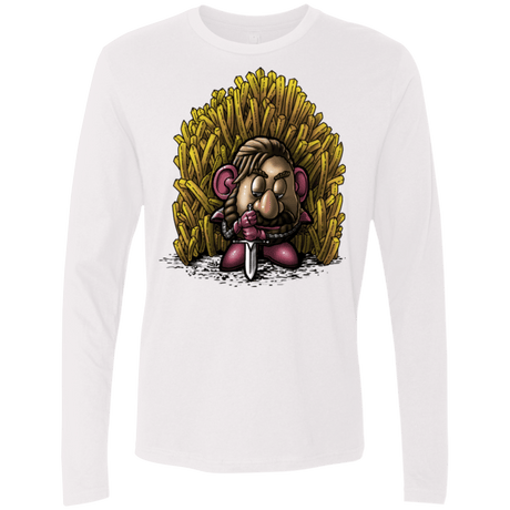 T-Shirts White / Small Potato Men's Premium Long Sleeve